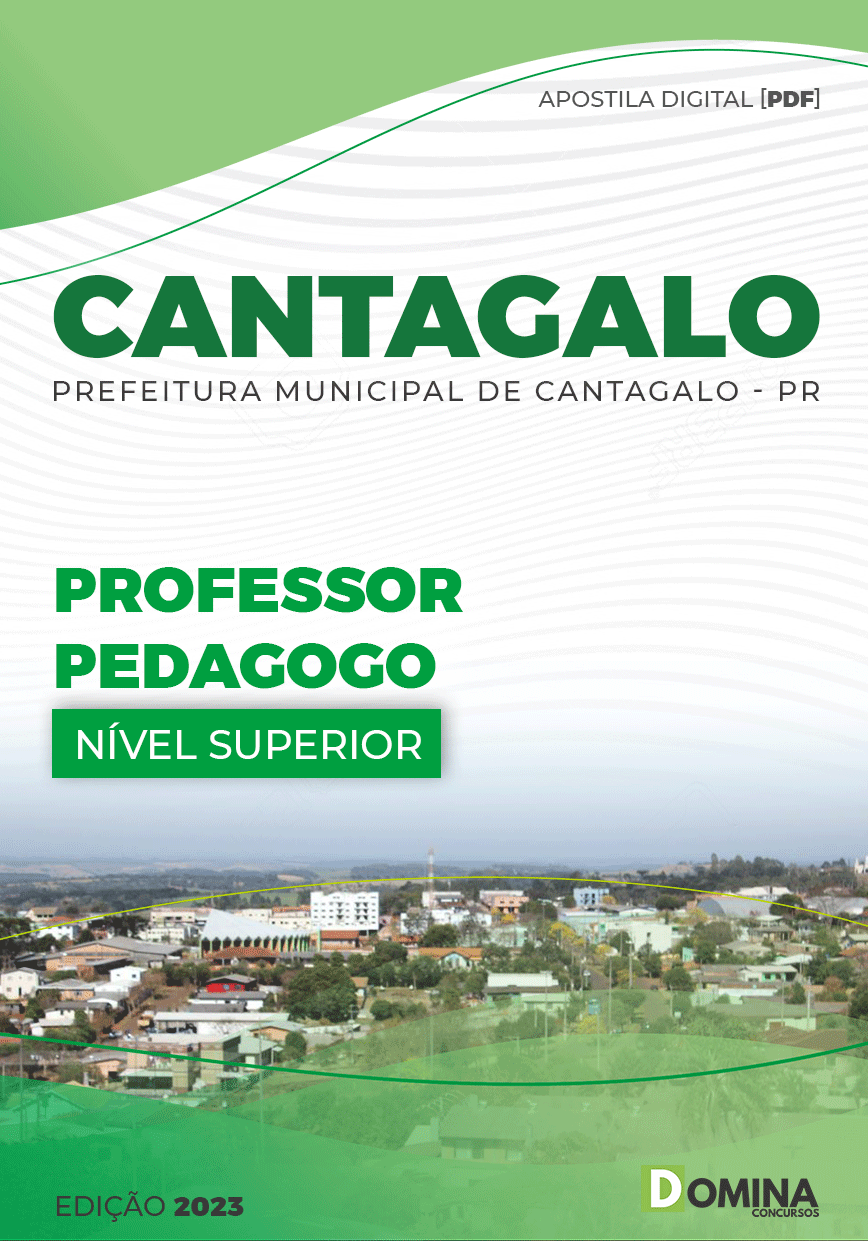 Apostila Digital Pref Cantagalo PR 2023 Professor Pedagogo