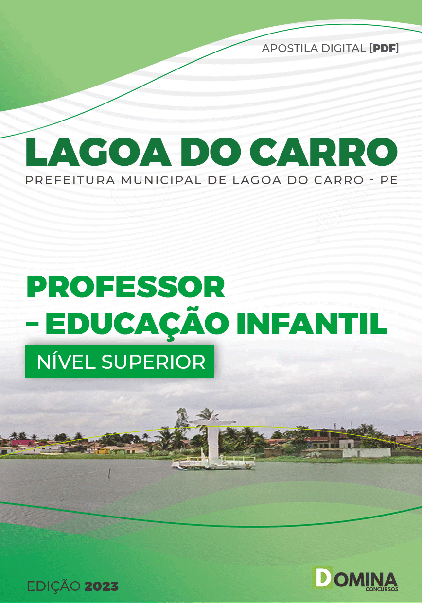 Apostila Pref Lagoa Carro PE 2023 Professor Educação Infantil