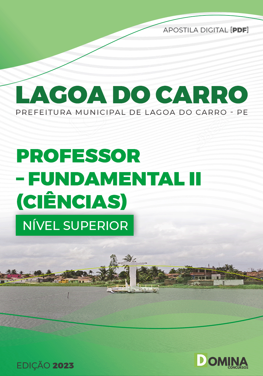 Apostila Pref Lagoa Carro PE 2023 Professor Fundamental II Ciências