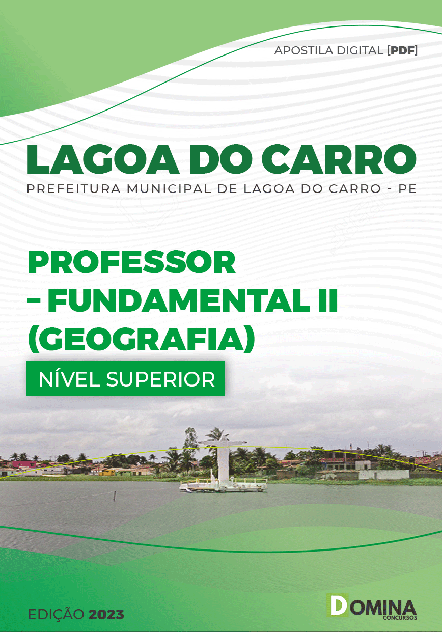 Apostila Pref Lagoa Carro PE 2023 Professor Fundamental II Geografia