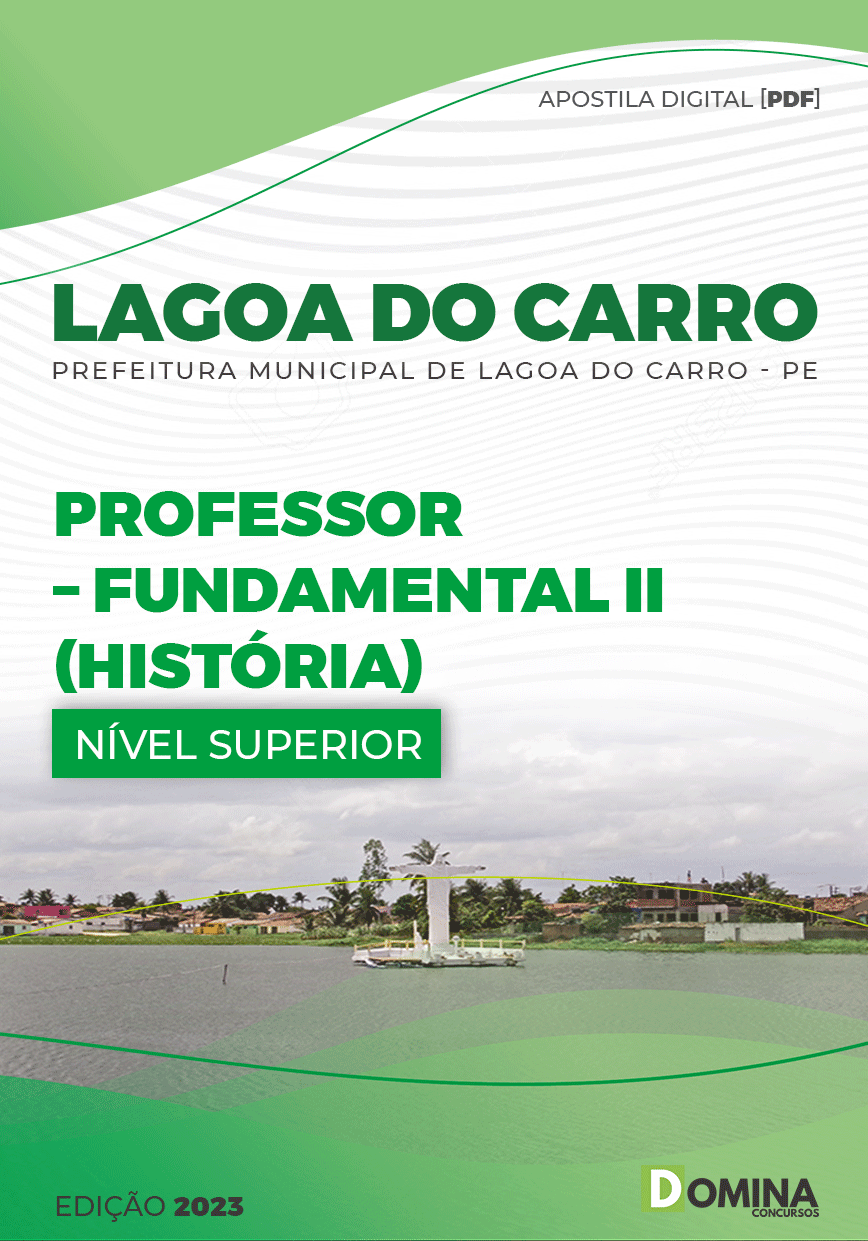 Apostila Pref Lagoa Carro PE 2023 Professor Fundamental II História
