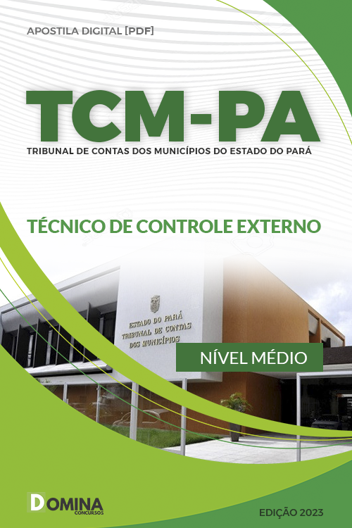 Apostila Digital TCM PA 2023 Técnico Controle Externo