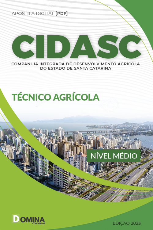 Apostila Digital Concurso CIDASC 2023 Técnico Agrícola