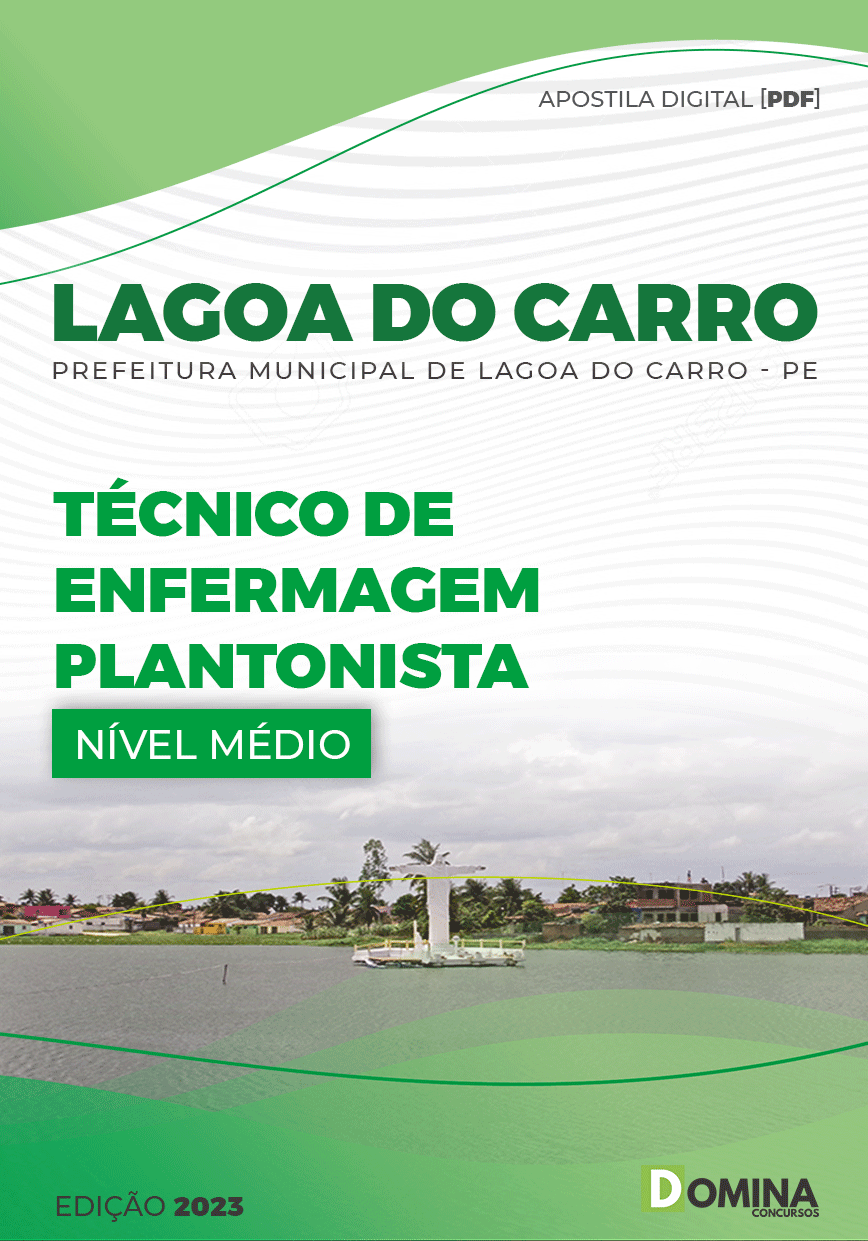 Apostila Pref Lagoa Carro PE 2023 Técnico Enfermagem Platonista