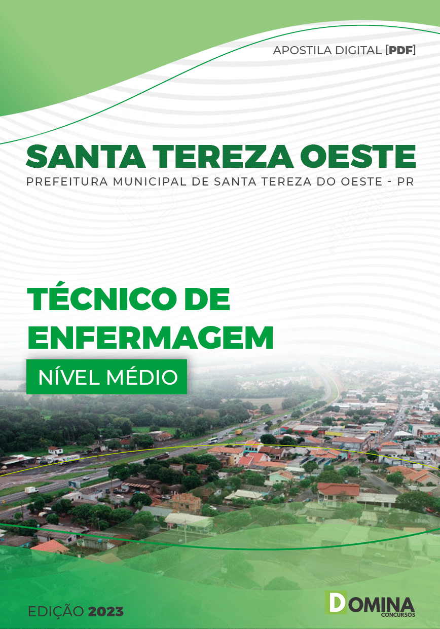 Apostila Pref Santa Tereza Oeste PR 2023 Técnico Enfermagem
