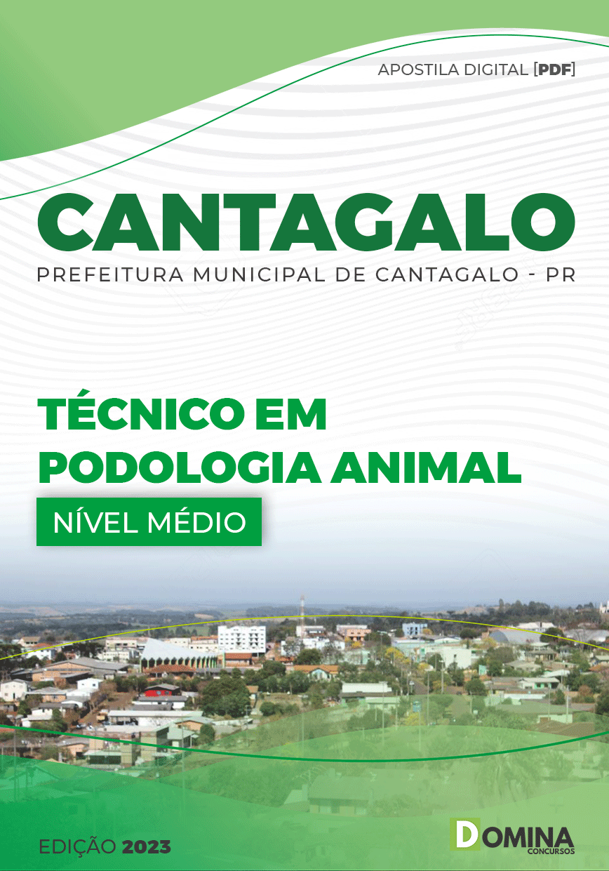 Apostila Pref Cantagalo PR 2023 Técnico Podologia Animal