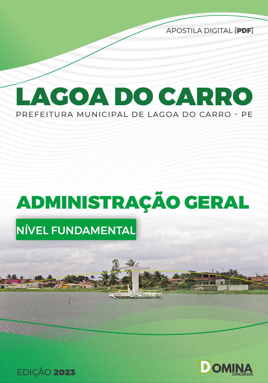 Apostila Pref Lagoa Carro PE 2023 Administração Geral