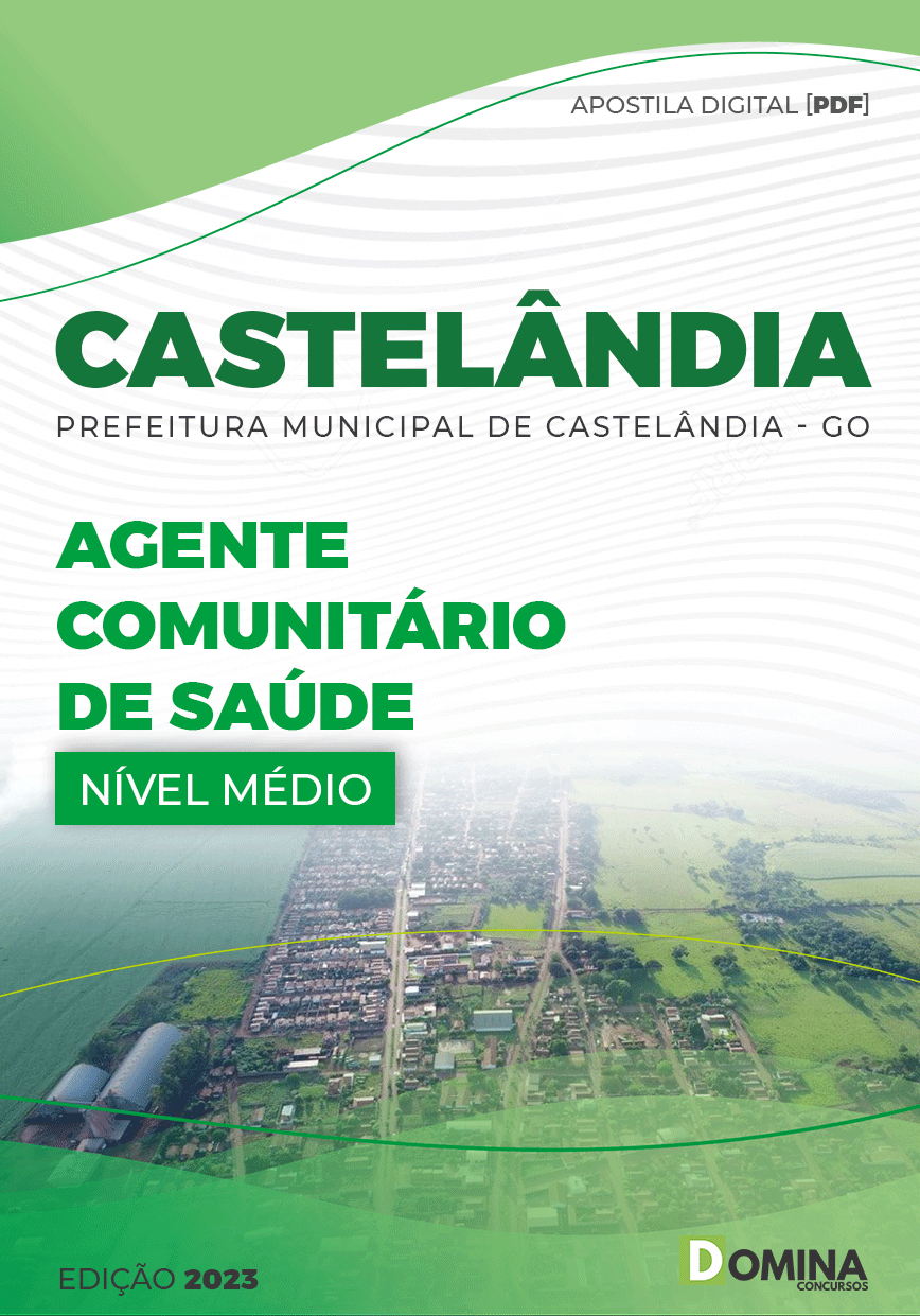 Apostila Pref Castelândia GO 2023 Agente Comunitário Saúde
