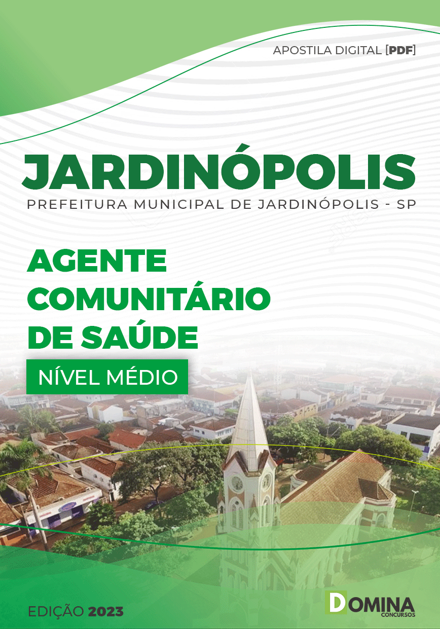 Apostila Pref Jardinópolis SP 2023 Agente Comunitário Saúde