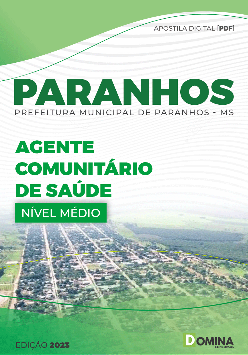 Apostila Pref Paranhos MS 2023 Agente Comunitário Saúde