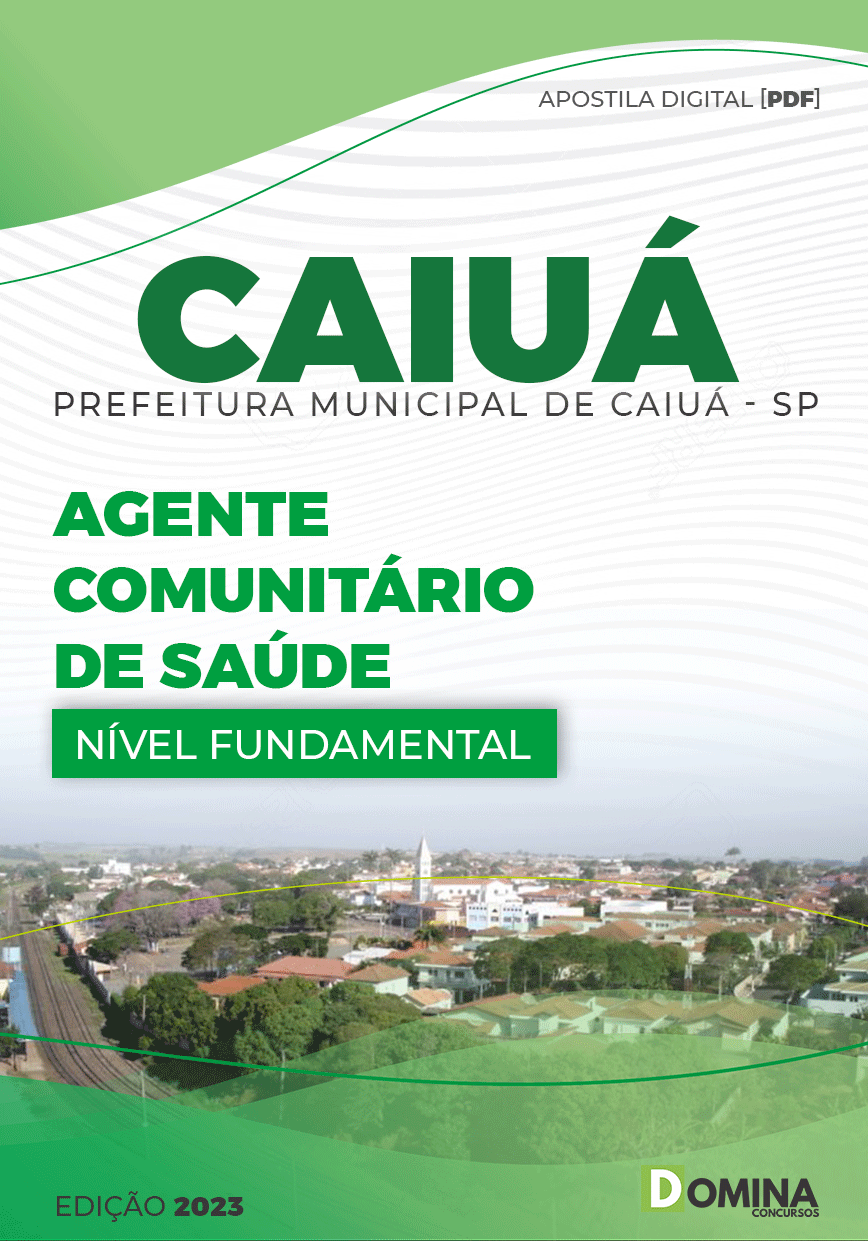 Apostila Pref Caiuá SP 2023 Agente Comunitário Saúde