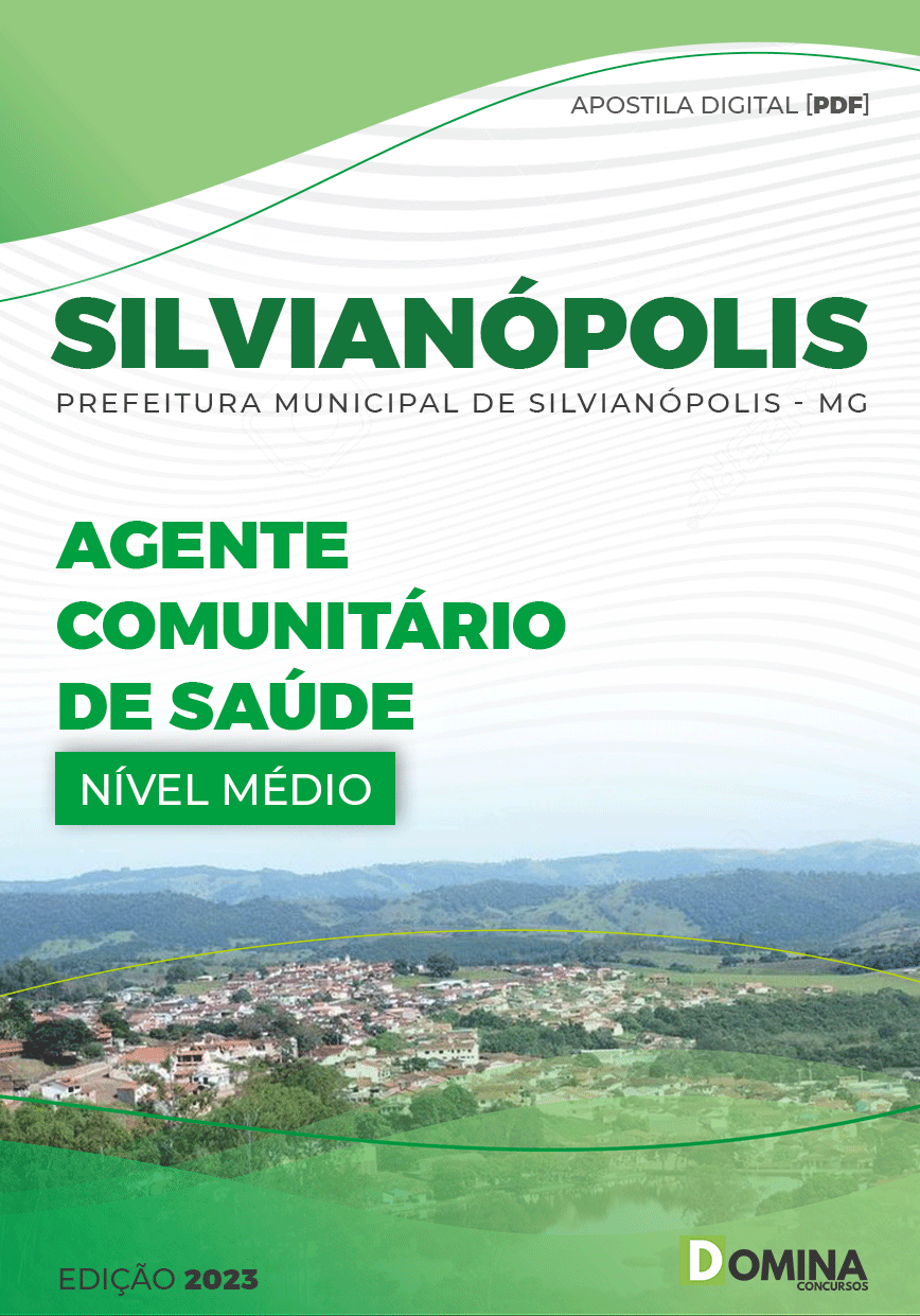 Apostila Pref Silvianópolis MG 2023 Agente Comunitário Saúde