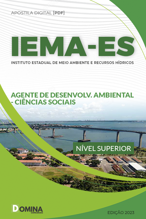 Apostila IEMA ES 2023 Analista Desenvolvimento Ciências Sociais