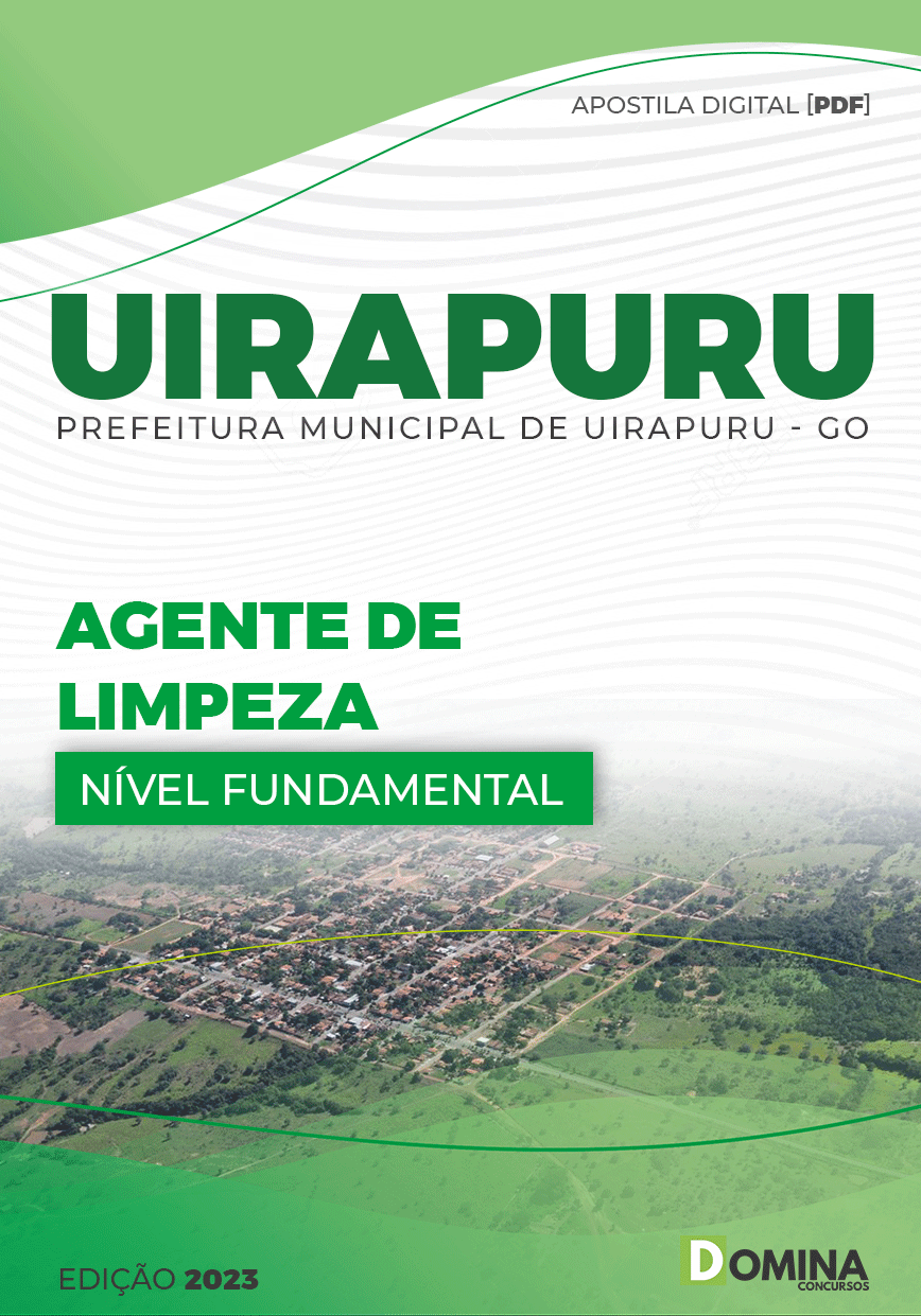 Apostila Concurso Pref Uirapuru GO 2023 Agente Limpeza