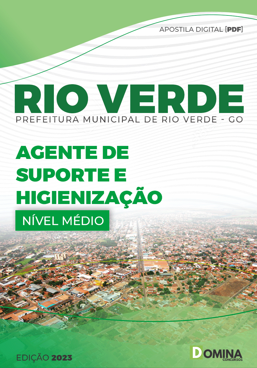 Apostila Pref Rio Verde GO 2023 Agente Suporte Higienização