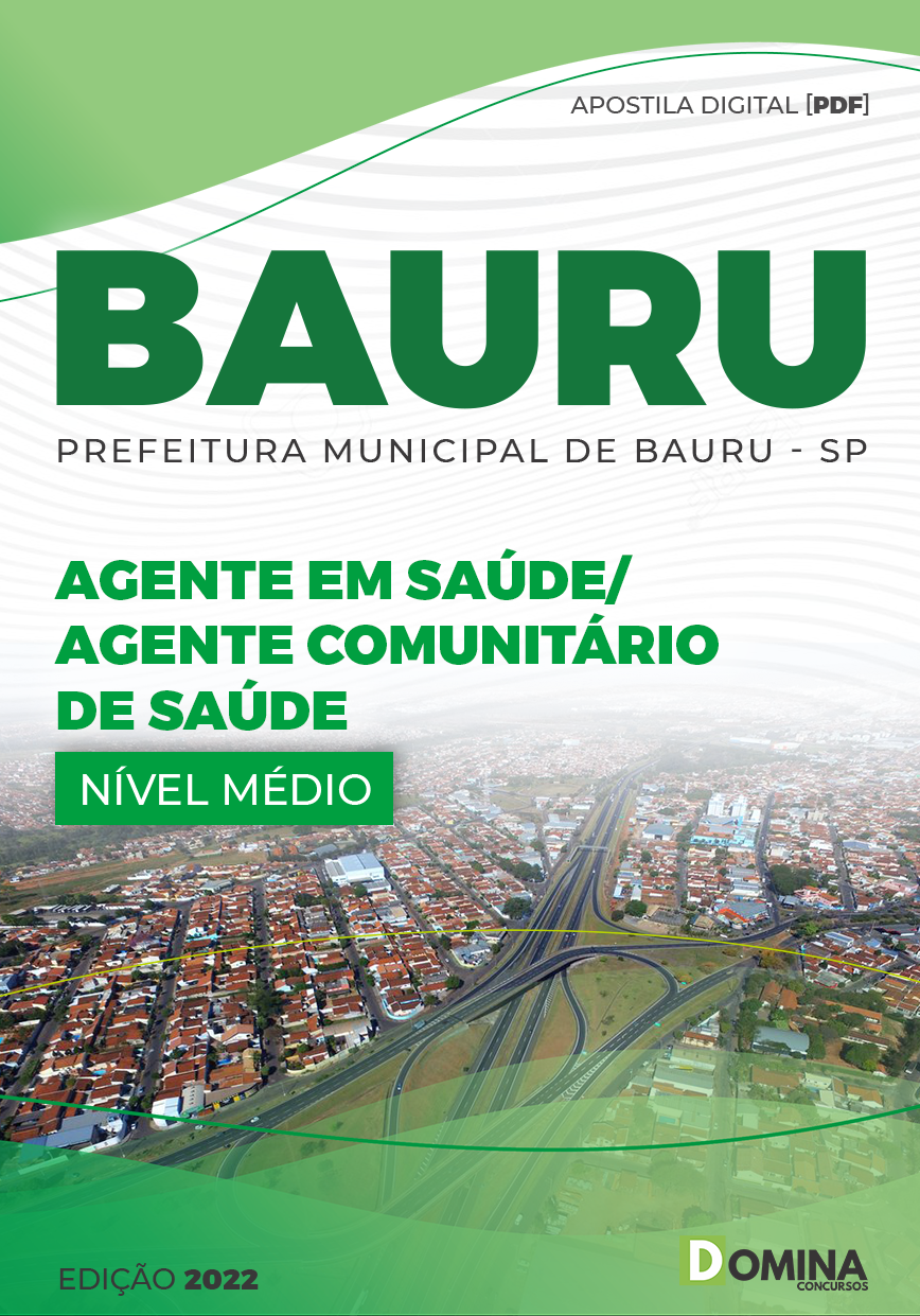 Apostila Pref Bauru SP 2023 Agente Comunitário Saúde
