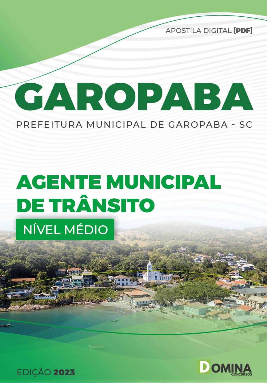 Apostila Pref Garopaba SC 2023 Agente Municipal Trânsito