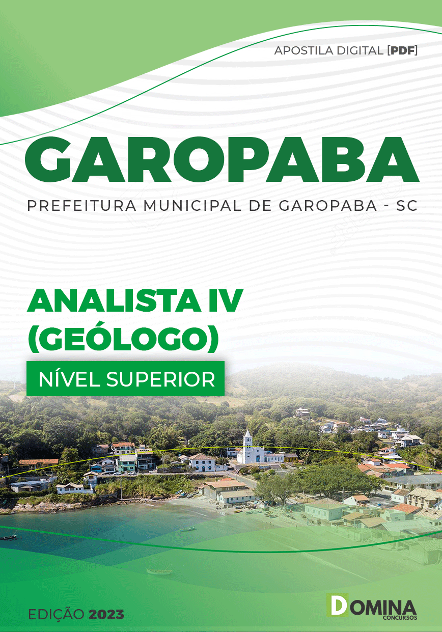 Apostila Concurso Pref Garopaba SC 2023 Analista IV Geólogo