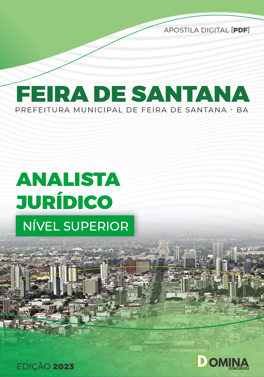 Apostila Digital Pref Feira Santana BA 2023 Analista Jurídico