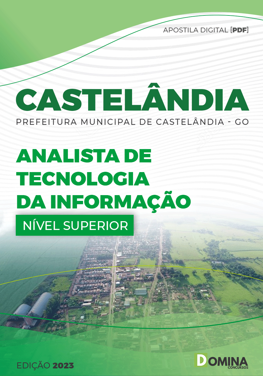Apostila Pref Castelândia GO 2023 Analista Tecnologia Informação