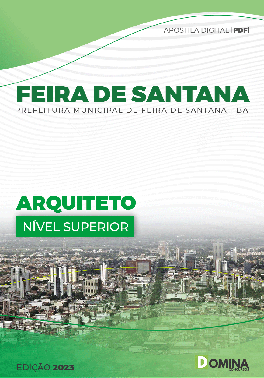 Apostila Digital Pref Feira Santana BA 2023 Arquiteto