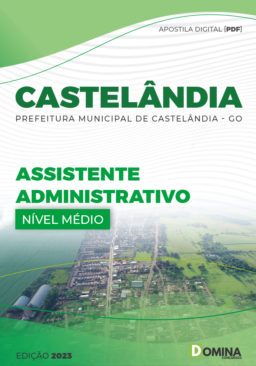 Apostila Pref Castelândia GO 2023 Assistente Administrativo
