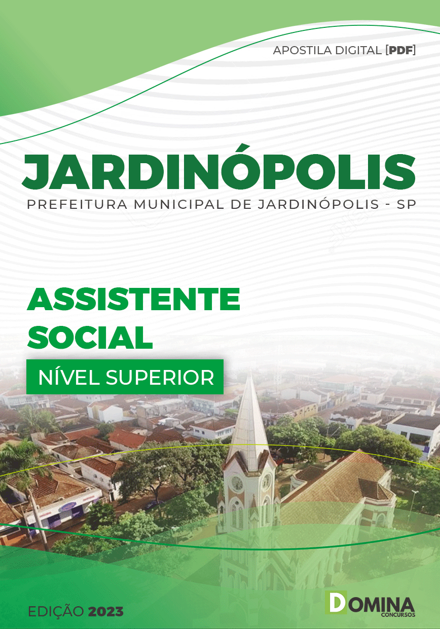 Apostila Digital Pref Jardinópolis SP 2023 Assistente Social