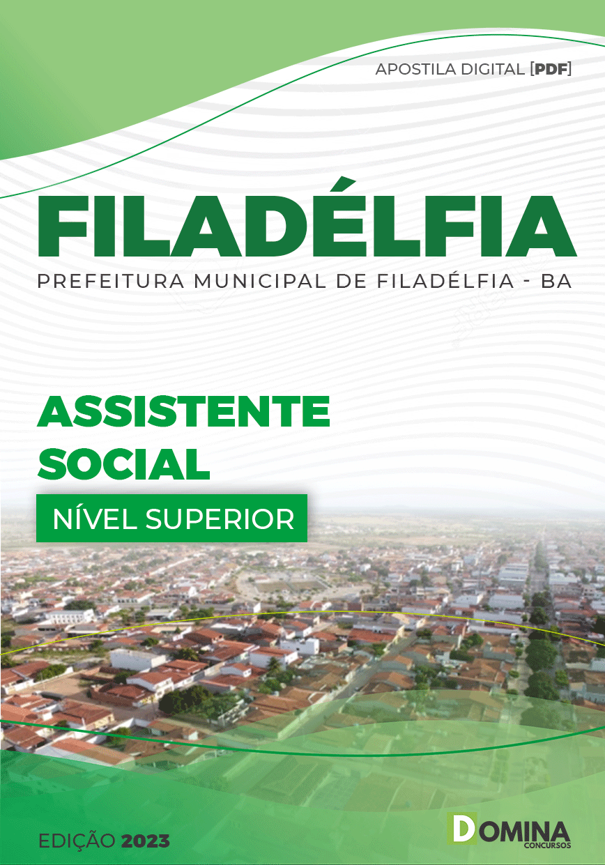 Apostila Concurso Pref Filadélfia BA 2023 Assistente Social