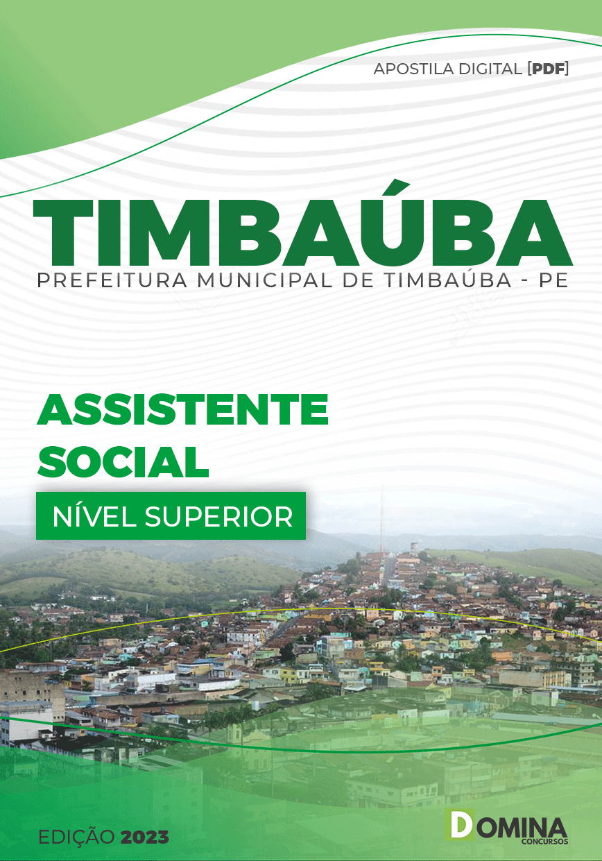 Apostila Concurso Pref Timbaúba PE 2023 Assistente Social