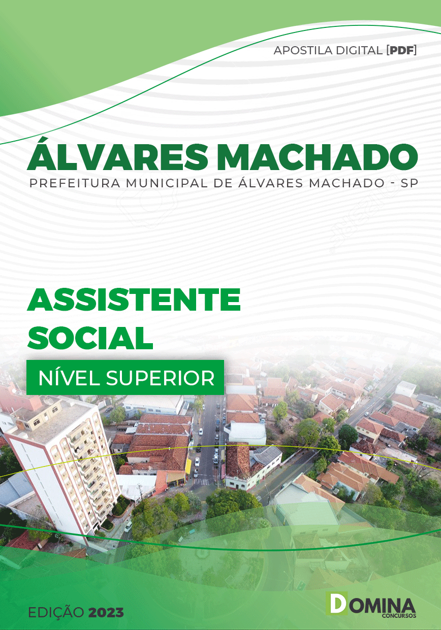 Apostila Pref Álvares Machado SP 2023 Assistente Social