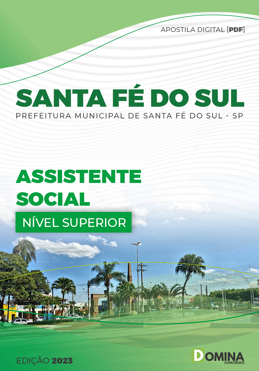 Apostila Digital Pref Santa Fé Sul SP 2023 Assistente Social