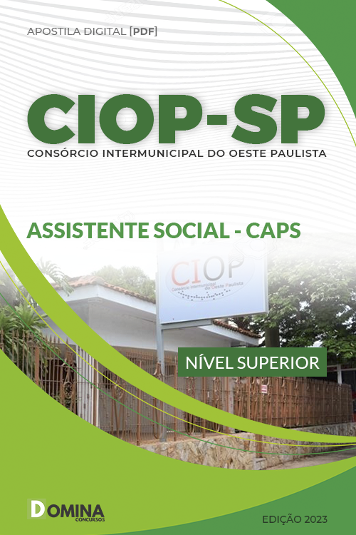 Apostila Digital Concurso CIOP SP 2023 Assistente Social