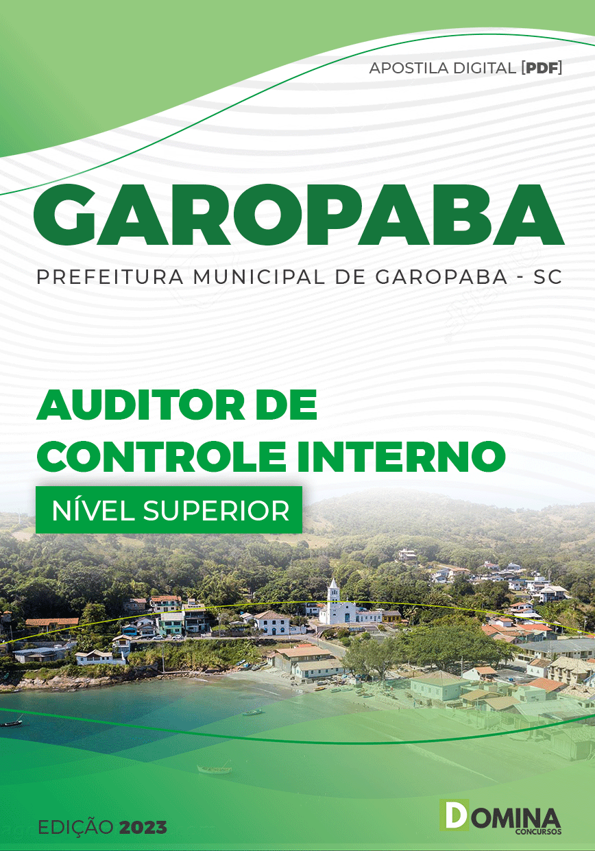 Apostila Pref Garopaba SC 2023 Auditor Controle Interno