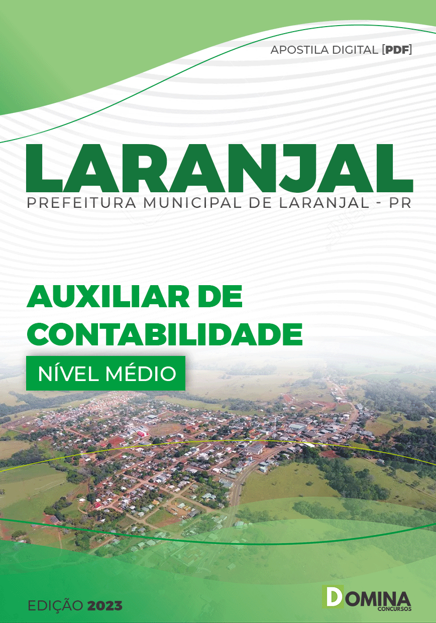 Apostila Concurso Pref Laranjal PR 2023 Auxiliar Contabilidade