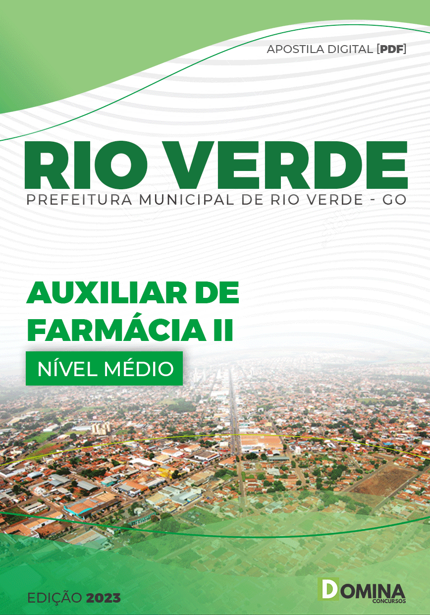 Apostila Pref Rio Verde GO 2023 Auxiliar Farmácia II