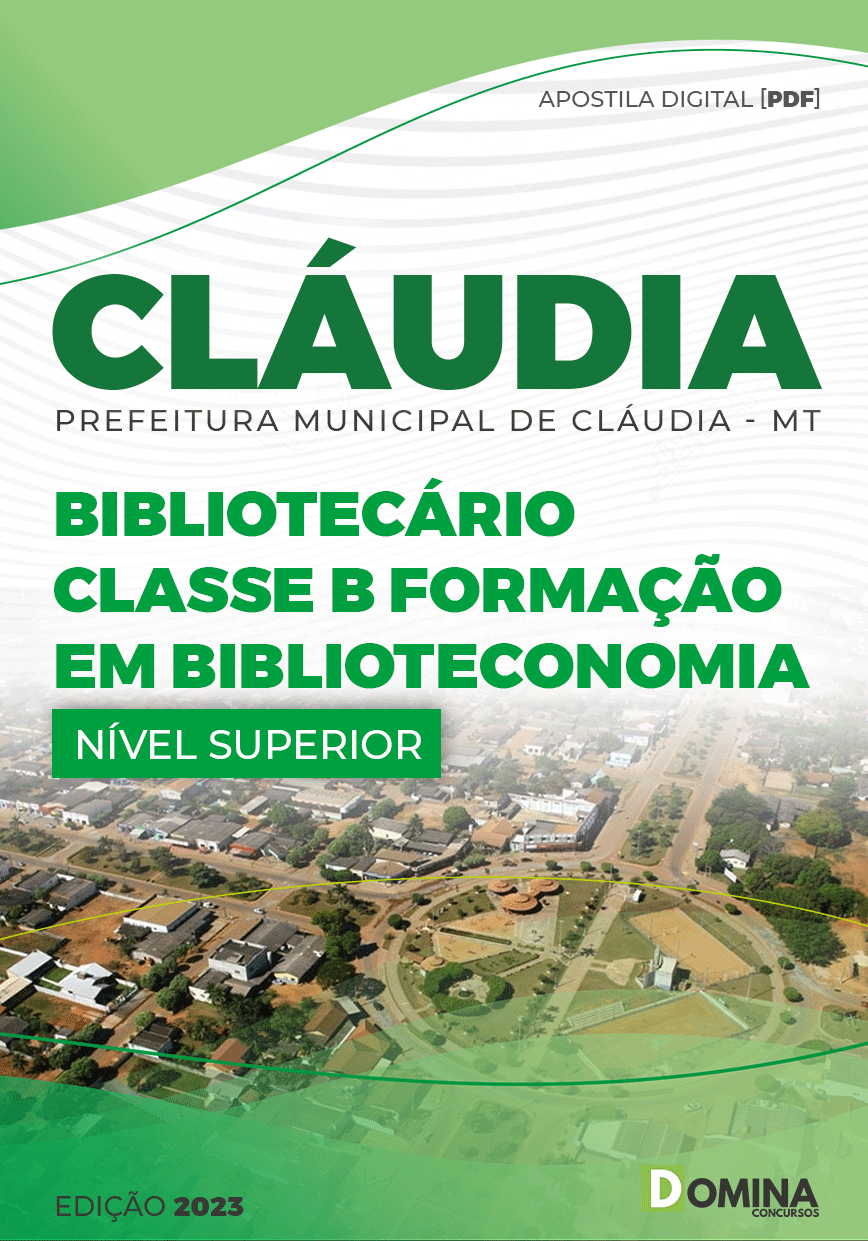 Apostila Digital Pref Cláudia MT 2023 Bibliotecário