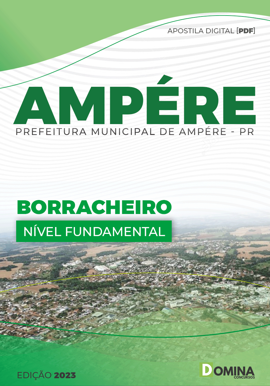 Apostila Concurso Pref Ampére PR 2023 Borracheiro