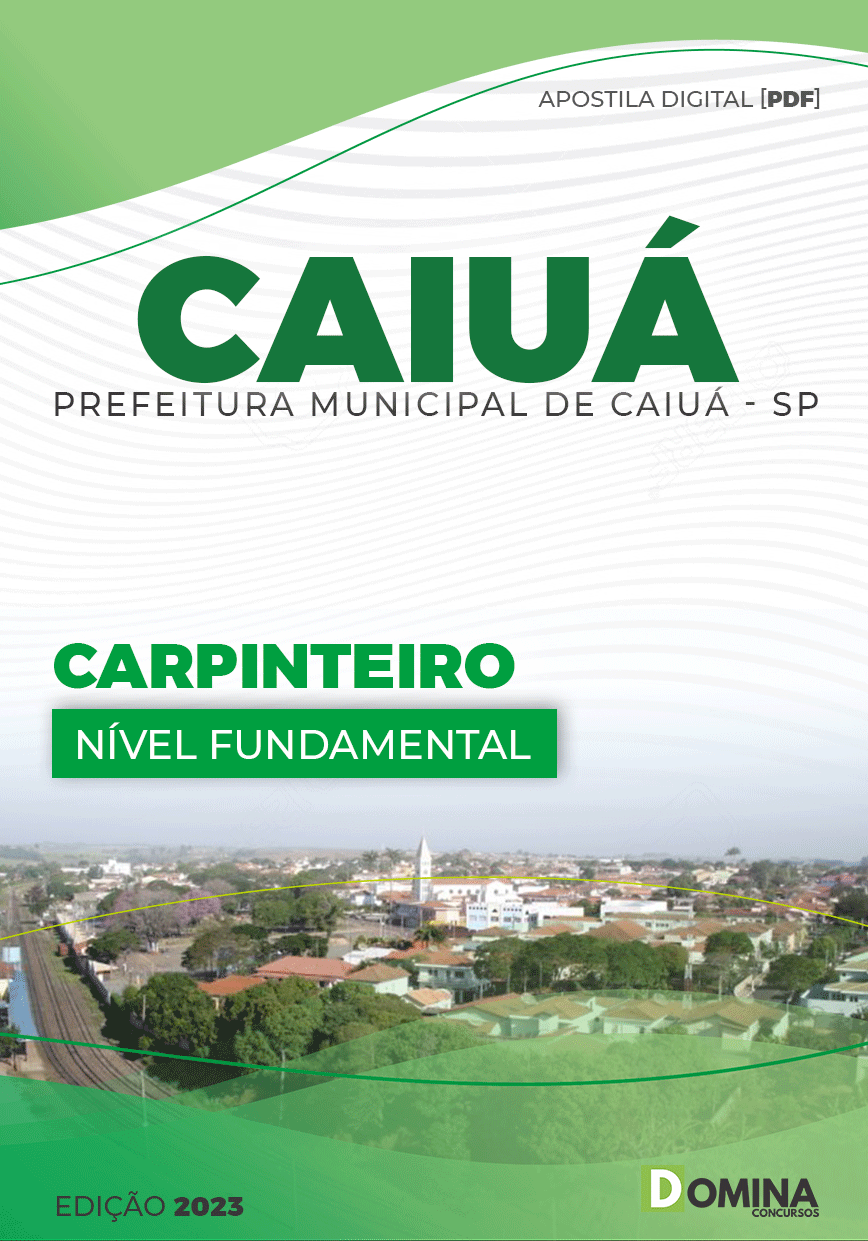 Apostila Concurso Pref Caiuá SP 2023 Carpinteiro