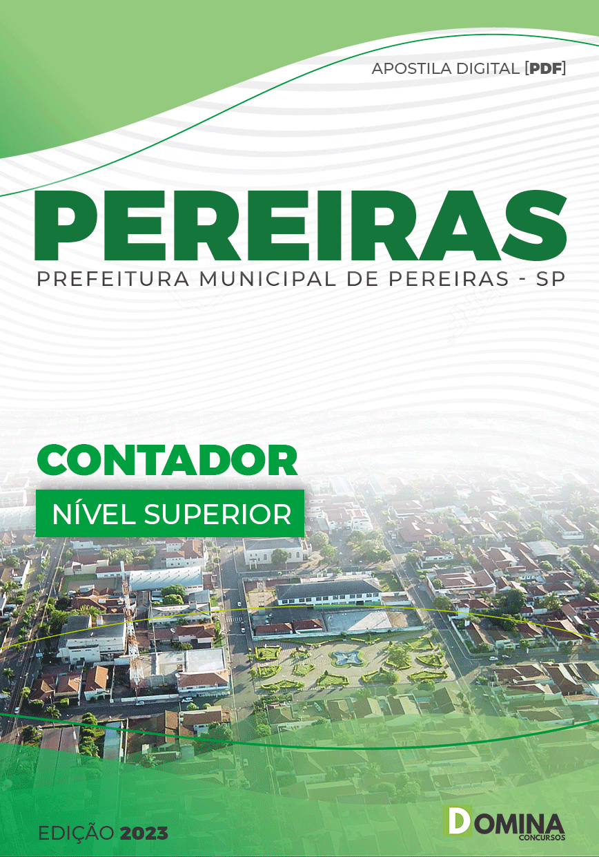 Apostila Concurso Pref Pereiras SP 2023 Contador