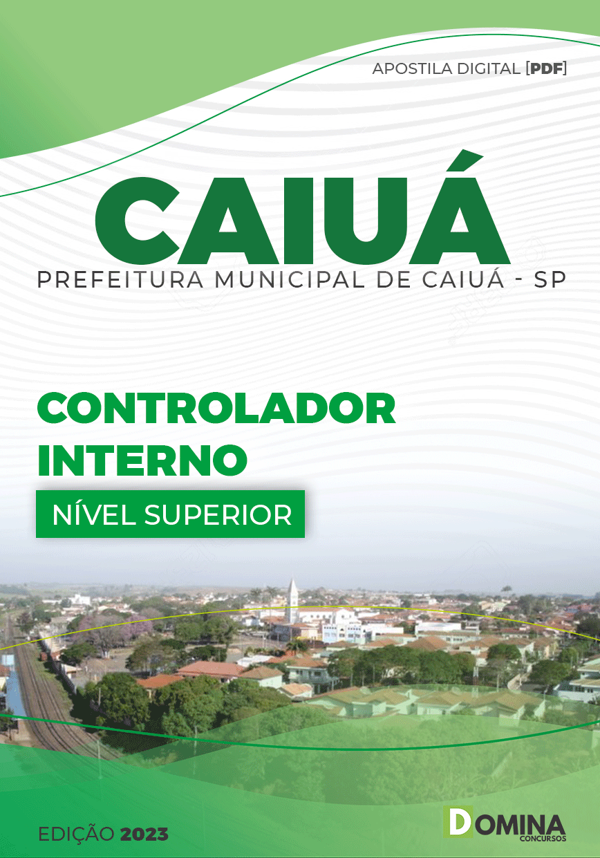 Apostila Concurso Pref Caiuá SP 2023 Controlador Interno