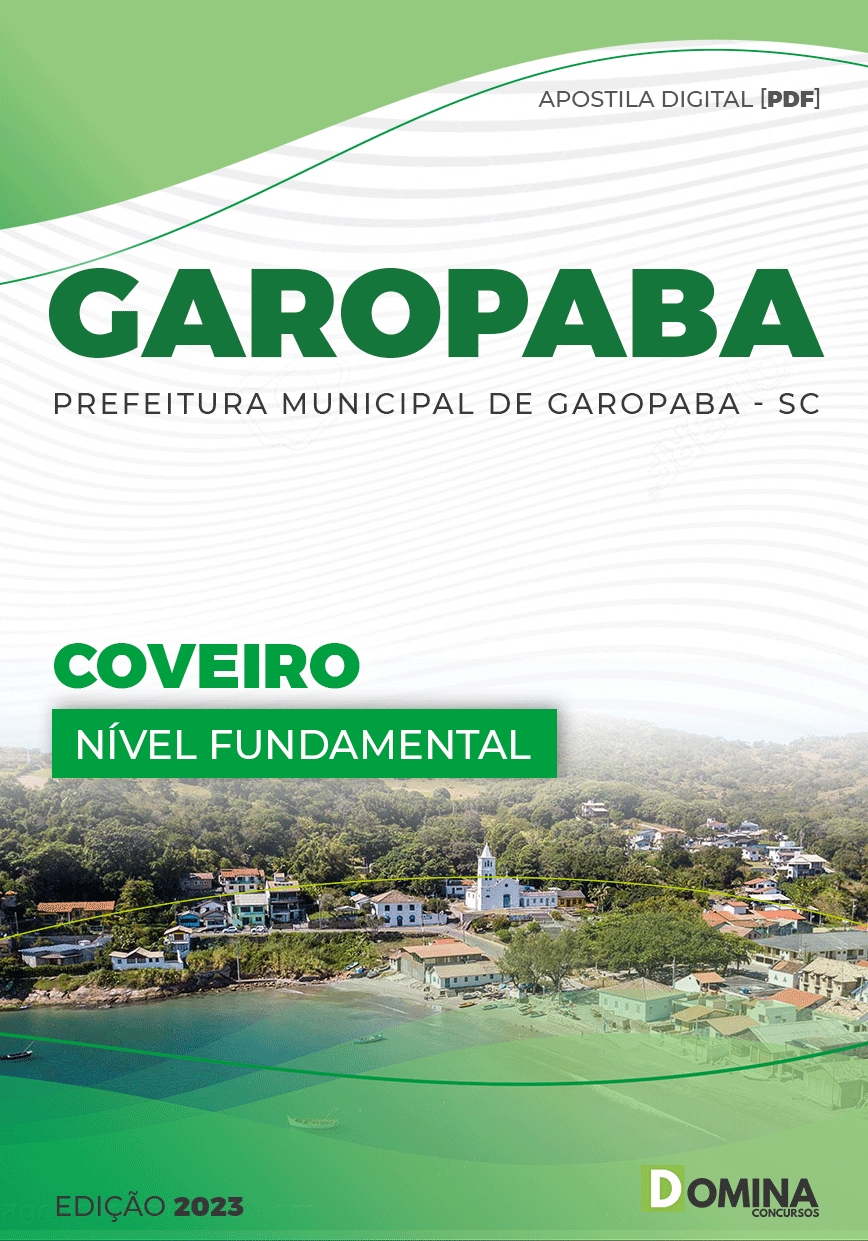 Apostila Digital Concurso Pref Garopaba SC 2023 Coveiro