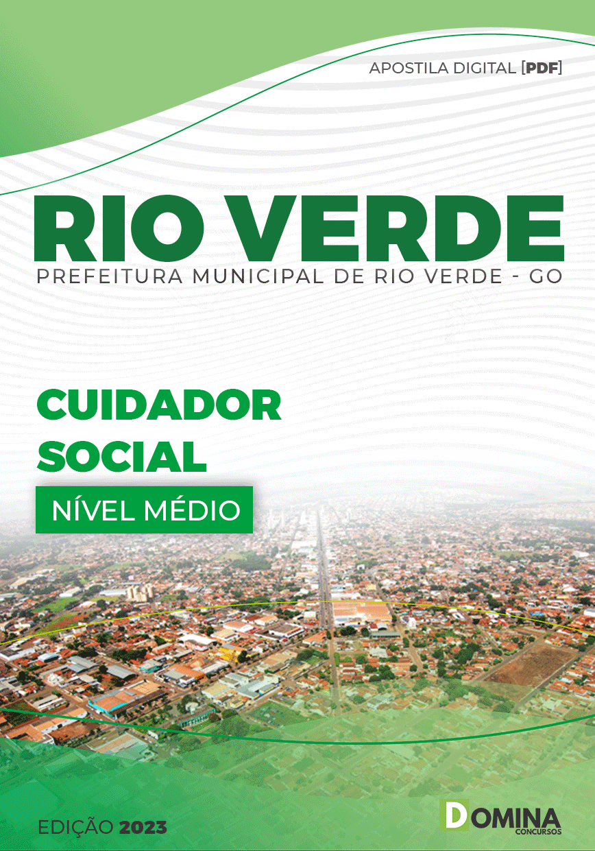Apostila Digital Pref Rio Verde GO 2023 Cuidador Social