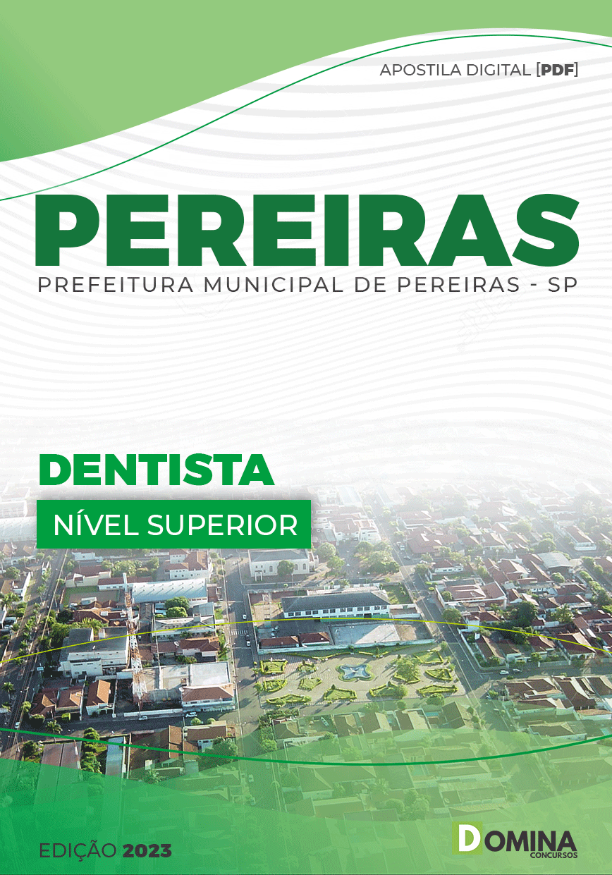 Apostila Concurso Pref Pereiras SP 2023 Dentista