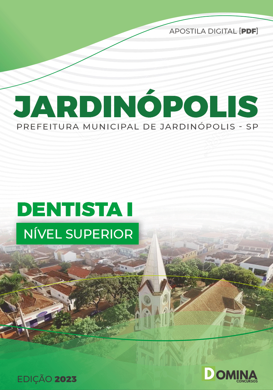 Apostila Digital Pref Jardinópolis SP 2023 Dentista I