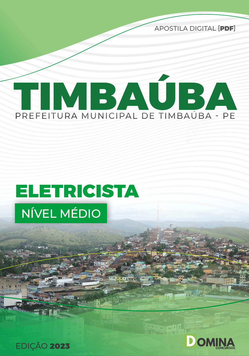 Apostila Concurso Pref Timbaúba PE 2023 Eletricista