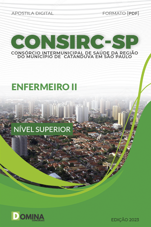 Apostila Concurso CONSIRC SP 2023 Enfermeiro II