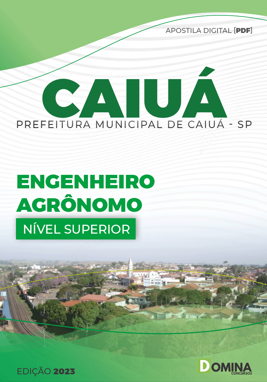 Apostila Concurso Pref Caiuá SP 2023 Engenheiro Agrônomo