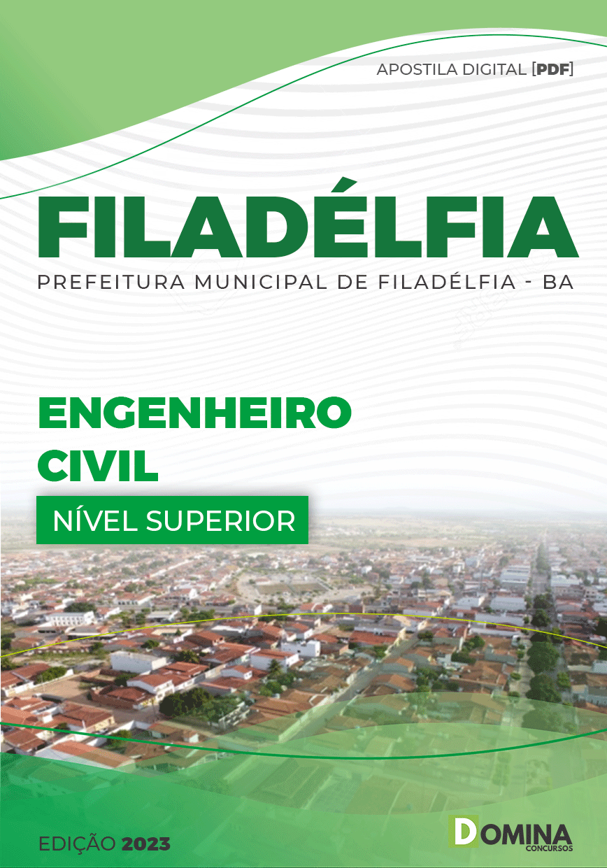 Apostila Concurso Pref Filadélfia BA 2023 Engenheiro Civil