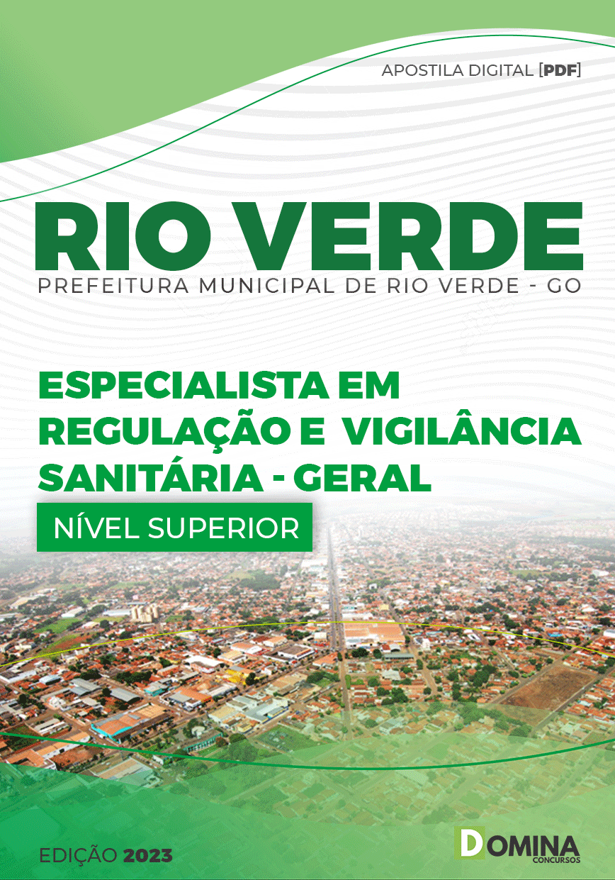 Apostila Pref Rio Verde GO 2023 Especialista Regul Vigilância Sanitária