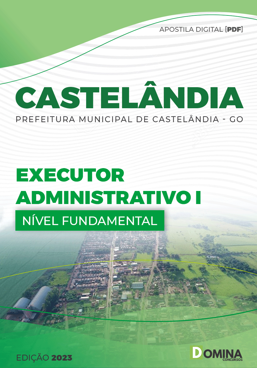 Apostila Pref Castelândia GO 2023 Executor Administrativo I